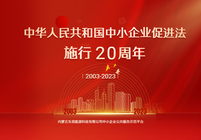 纪念中小企业促进法施行20周年